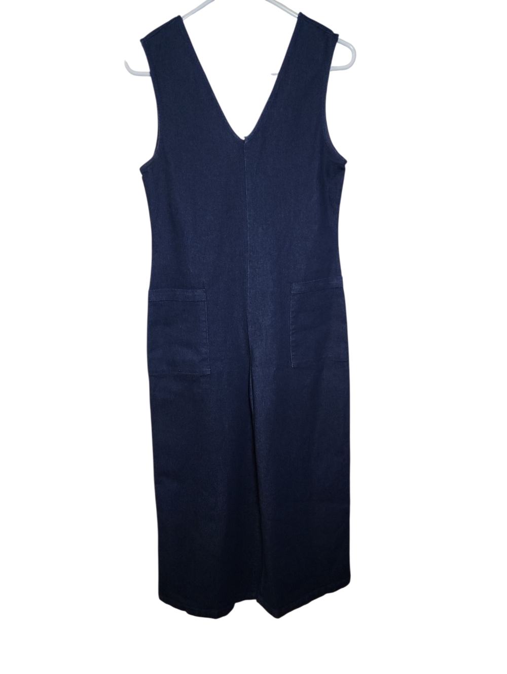 Mittoshop Sleeveless Wide Leg Denim Jumpsuit Nwt Size Medium